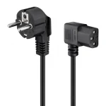 Goobay Schuko - IEC C15 Cable 1.5m Μαύρο 96042 96042