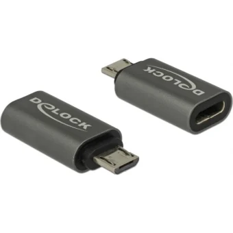 DeLock Μετατροπέας micro USB male σε USB-C female 1τμχ 65927 65927