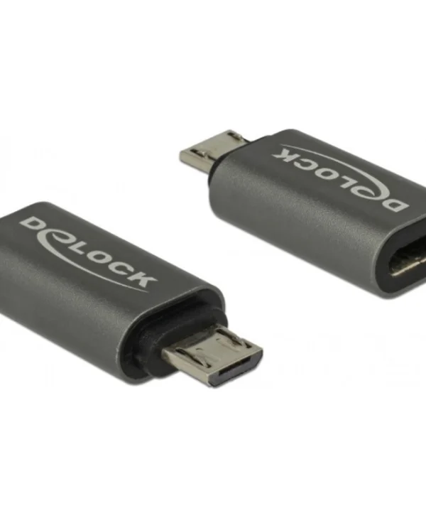 DeLock Μετατροπέας micro USB male σε USB-C female 1τμχ 65927 65927