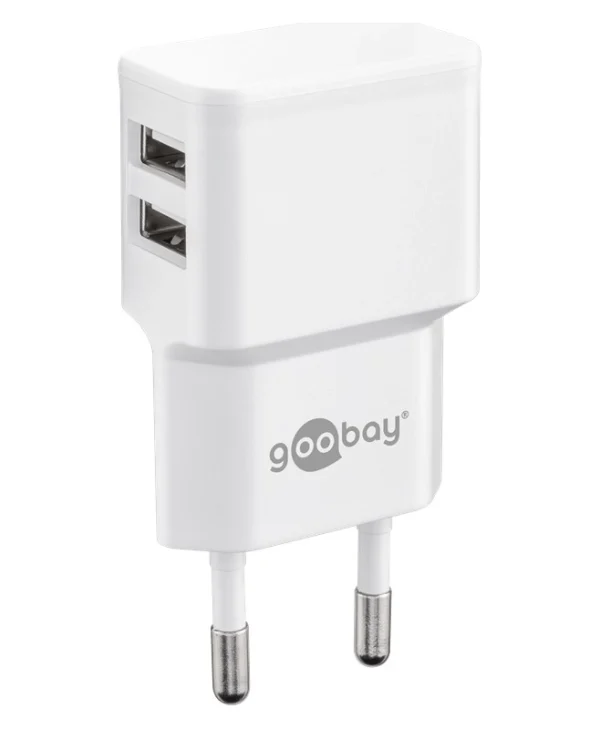 Goobay Φορτιστής Χωρίς Καλώδιο Λευκός (44952) 44952