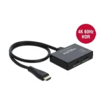 DeLock 1 in > 2 out 4K 60Hz HDMI Splitter 87747 87747