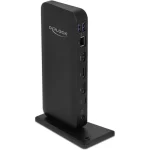 DeLock USB-C Docking Station με HDMI/DisplayPort 4K Ethernet Μαύρο (87746) 87746