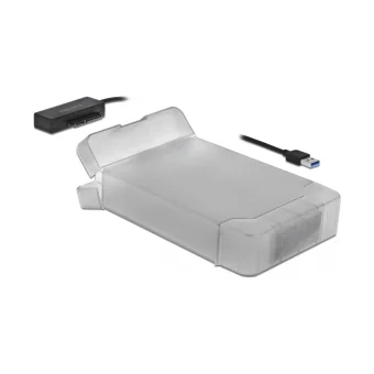 DeLock SATA 22pin σε USB Διάφανο 64086 64086