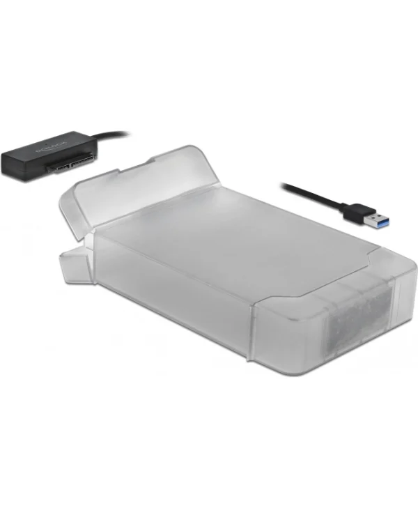 DeLock SATA 22pin σε USB Διάφανο 64086 64086