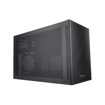 Silverstone SST-SG17B Mini Tower Κουτί Υπολογιστή Μαύρο SST-SG17B