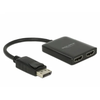 DeLock DisplayPort 1.4 Docking Station με HDMI Μαύρο (87769) 87769