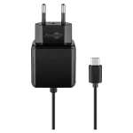 Goobay Φορτιστής με Ενσωματωμένο Καλώδιο USB-C 15W Μαύρος (45040) 45040 - Image 2