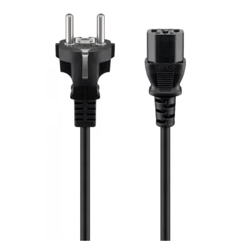 Goobay Schuko - IEC C13 Cable 1.5m Μαύρο 68605 68605