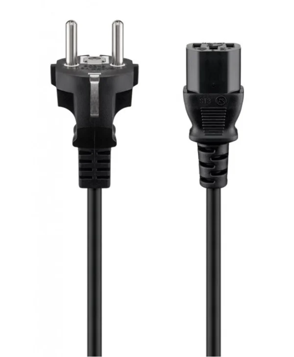 Goobay Schuko - IEC C13 Cable 1.5m Μαύρο 68605 68605