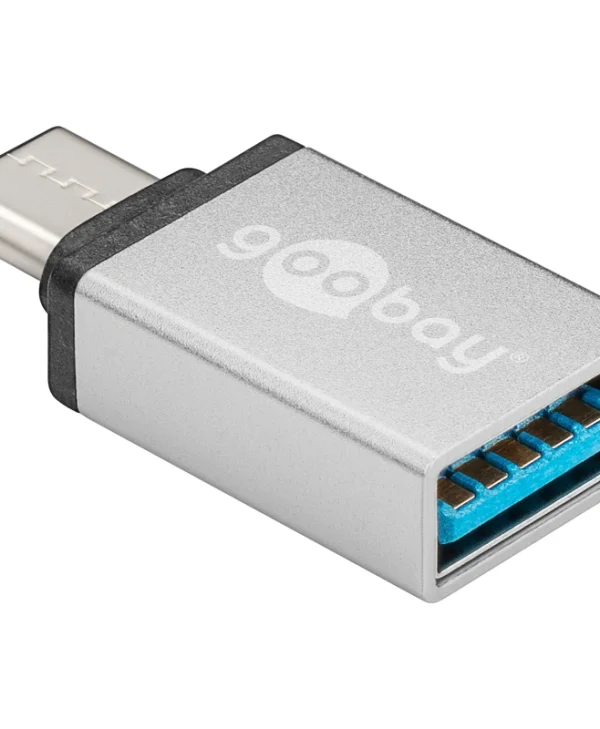 Goobay Μετατροπέας USB-C male σε USB-A female Ασημί 1τμχ 56620 56620