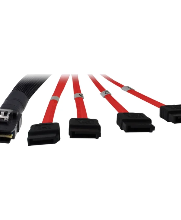 Inter-Tech - Cable 1cm Κόκκινο (88885301) 88885301