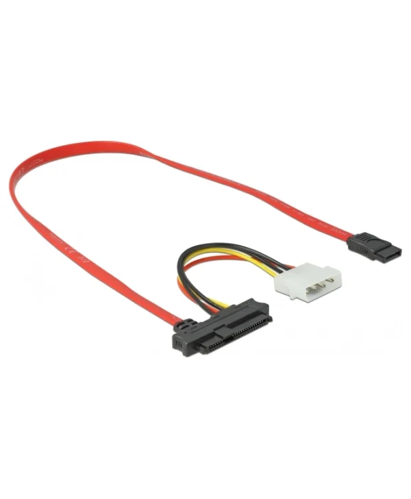 DeLock SAS - 7-Pin SATA III Cable 50cm Κόκκινο (82219) 82219