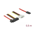 DeLock SAS - 7-Pin SATA III Cable 50cm Κόκκινο (82219) 82219 - Image 2