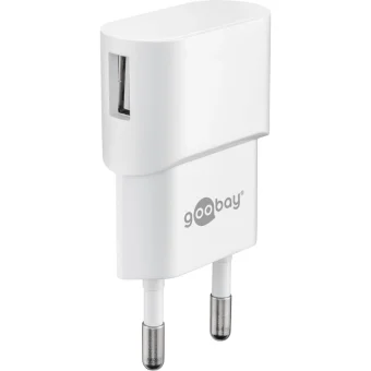 Goobay Φορτιστής Χωρίς Καλώδιο με Θύρα USB-A 5W Λευκός (44948) 44948
