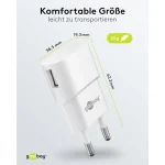 Goobay Φορτιστής Χωρίς Καλώδιο με Θύρα USB-A 5W Λευκός (44948) 44948 - Image 4