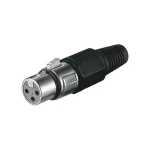 Goobay Βύσμα XLR female 3pin Μαύρο 11755 11755