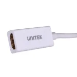 Unitek Μετατροπέας mini DisplayPort male σε HDMI female Λευκό 1τμχ Y-6331 Y-6331 - Image 8
