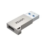 Unitek Μετατροπέας USB-C / USB-A male σε USB-C / USB-A female Ασημί 1τμχ A1034NI A1034NI