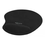 DeLock 12040 Mouse Pad 230mm με Στήριγμα καρπού Μαύρο 12040