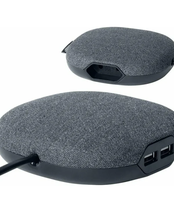 Brennenstuhl Βάση Φόρτισης με 2 Θύρες USB-A σε Γκρι χρώμα (1150020010) 1150020010