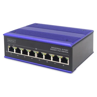 Digitus DN-651121 Unmanaged L2 PoE+ Switch με 8 Θύρες Ethernet DN-651121