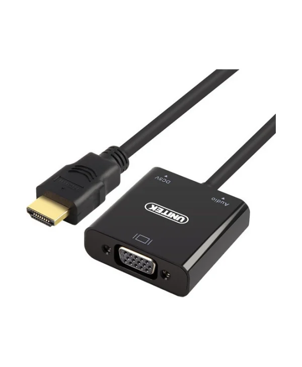 Unitek Μετατροπέας HDMI male σε 3.5mm / VGA female 1τμχ Y-6333 Y-6333