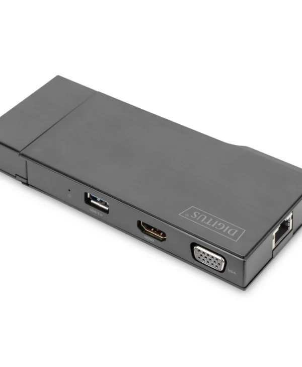 Digitus USB-A Docking Station με HDMI 4K Ethernet Γκρι (DA-70894) DA-70894