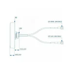Teltonika PR1KCL25 Εσωτερική Κεραία 4G Sectorial 2.5dBi με σύνδεση SMA PR1KCL25 - Image 4