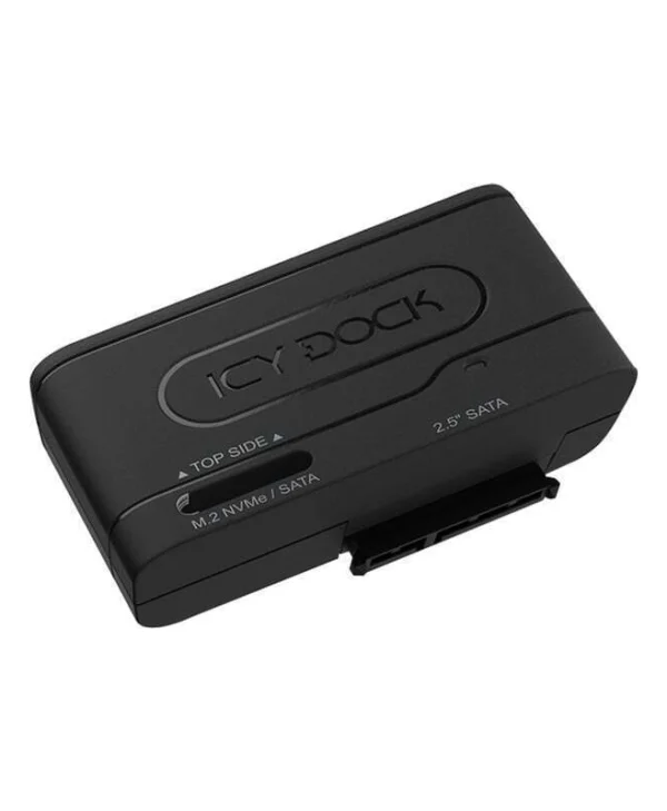 Icy Dock USB 3.2 Gen 2 (Type-C) to 2.5" SATA SSD/HDD & M.2 NVMe/SATA SSD Adapter Μαύρο (MB104U-1SMB) MB104U-1SMB
