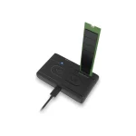 Icy Dock USB 3.2 Gen 2 (Type-C) to 2.5" SATA SSD/HDD & M.2 NVMe/SATA SSD Adapter Μαύρο (MB104U-1SMB) MB104U-1SMB - Image 4