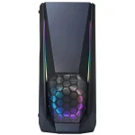 Xilence XG141 Gaming Midi Tower Κουτί Υπολογιστή με Πλαϊνό Παράθυρο και RGB Φωτισμό Μαύρο XG141 - Image 2
