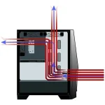 Xilence XG141 Gaming Midi Tower Κουτί Υπολογιστή με Πλαϊνό Παράθυρο και RGB Φωτισμό Μαύρο XG141 - Image 7