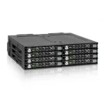 Icy Dock ToughArmor Mobile Rack For External 5.25 Inch Bay Μαύρο MB699VP-B V3 MB699VP-B V3
