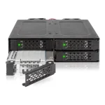 Icy Dock ToughArmor Mobile Rack For External 5.25 Inch Bay Μαύρο MB699VP-B V3 MB699VP-B V3 - Image 5