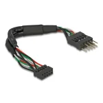 DeLock USB 2.0 pin header female 2.00 mm 10 pin to USB 2.0 pin header male 2.54 mm 10 pin 12 cm 41977 41977