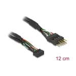 DeLock USB 2.0 pin header female 2.00 mm 10 pin to USB 2.0 pin header male 2.54 mm 10 pin 12 cm 41977 41977 - Image 2