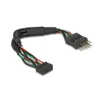 DeLock USB 2.0 pin header female 2.00 mm 10 pin to USB 2.0 pin header male 2.54 mm 10 pin 12 cm 41977 41977 - Image 3