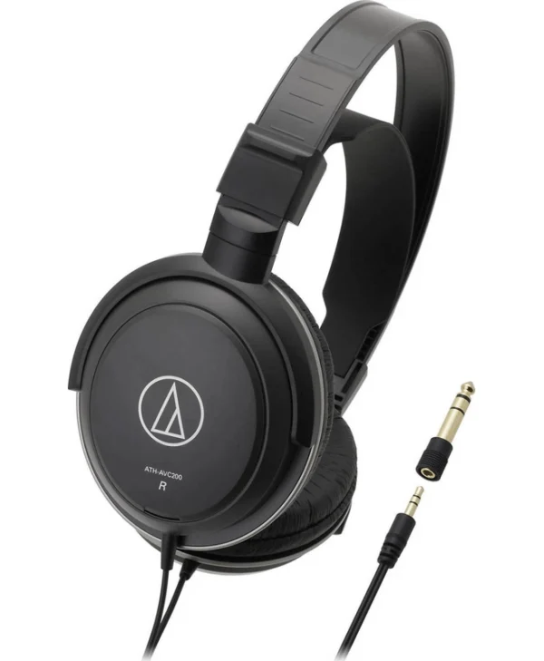 Audio Technica ATH-AVC200 Ενσύρματα Over Ear Ακουστικά Μαύρα ATH-AVC200