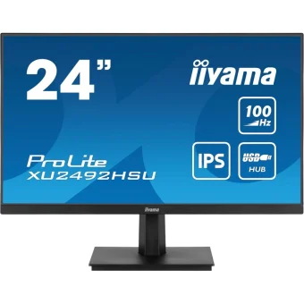 Iiyama ProLite XU2492HSU-B6 IPS Monitor 24" FHD 1920x1080 με Χρόνο Απόκρισης 0.4ms GTG XU2492HSU-B6