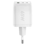 Goobay Φορτιστής Χωρίς Καλώδιο με Θύρα USB-A και 2 Θύρες USB-C 65W Power Delivery Λευκός (64754) 64754 - Image 2