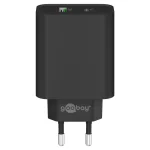 Goobay Φορτιστής Χωρίς Καλώδιο με Θύρα USB-A και Θύρα USB-C 45W Power Delivery Μαύρος (65411) 65411 - Image 3