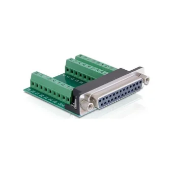 DeLock 25-pin D-Sub Adapter female Terminal block (65317) 65317