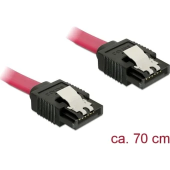 DeLock 7-Pin SATA III - 7-Pin SATA III Cable 0.7m Κόκκινο (82678) 82678