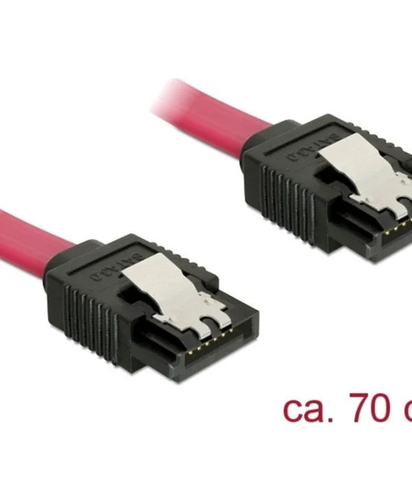 DeLock 7-Pin SATA III - 7-Pin SATA III Cable 0.7m Κόκκινο (82678) 82678