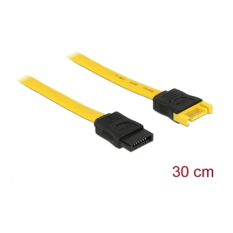 DeLock 7-Pin SATA III - 7-Pin SATA III Cable 30cm Κίτρινο (82855) 82855
