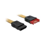 DeLock 7-Pin SATA III - 7-Pin SATA III Cable 50cm Κίτρινο (82854) 82854 - Image 3