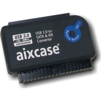 Aixcase AIX-BLUSB3SI-PS USB to SATA Μαύρο AIX-BLUSB3SI-PS