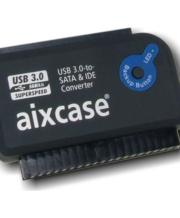 Aixcase AIX-BLUSB3SI-PS USB to SATA Μαύρο AIX-BLUSB3SI-PS