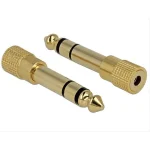 DeLock Μετατροπέας 6.3mm male σε 3.5mm female Χρυσό 1τμχ 65361 65361