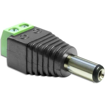 DeLock Βύσμα DC male Μαύρο 65396 65396